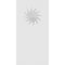 Ekena Millwork Standard Foster Spiral Plinth Block With Square Edge, 2"W x 4"H x 1"P PBP020X040X100FOS12 - alternate 2
